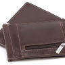 Темно-коричневий затиск для грошей ST Leather (16855) - 3