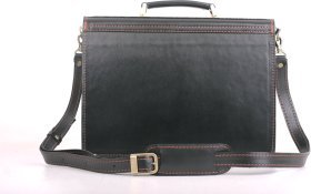 Кожаный мужской портфель для руководителя Старинная Италия (10409)