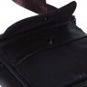 Чоловіча сумка маленького розміру на плече з фактурної шкіри коричневого кольору Borsa Leather (15672) - 8
