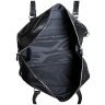 Дорожная черная сумка из натуральной кожи кроко Vip Collection 102351 modnotak фото - 7