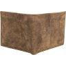Тонкое мужское портмоне из винтажной кожи со съемным картхолдером Vintage (14226) - 4