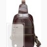 Небольшой кожаный рюкзак через одно плечо VINTAGE STYLE (14853) - 2