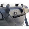 Мужская сумка-портфель черного цвета из натуральной кожи с двумя ручками TARWA (19913) - 6