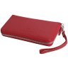 Жіночий шкіряний клатч на блискавці червоного кольору Vip Collection 102551 фото №1 Жіночий шкіряний клатч на блискавці червоного кольору Vip Collection 102551 modnotak фото - 1