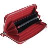 Жіночий шкіряний клатч на блискавці червоного кольору Vip Collection 102551 фото №2 Жіночий шкіряний клатч на блискавці червоного кольору Vip Collection 102551 modnotak фото - 2