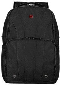 Функціональний міський рюкзак із текстилю з відділенням для ноутбука до 14" Wenger BC Mark Slimline чорного кольору 103551