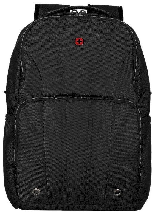 Функциональный городской рюкзак из текстиля с отделением для ноутбука до 14" Wenger BC Mark Slimline черного цвета 103551 modnotak фото №1