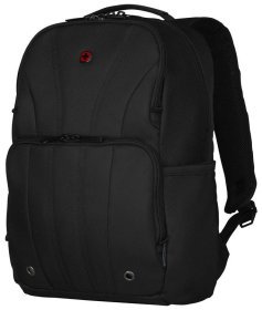Функціональний міський рюкзак із текстилю з відділенням для ноутбука до 14" Wenger BC Mark Slimline чорного кольору 103551