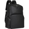 Великий чоловічий рюкзак з натуральної шкіри чорного кольору Tiding Bag (21620) - 1