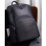 Великий чоловічий рюкзак з натуральної шкіри чорного кольору Tiding Bag (21620) - 6