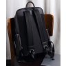 Великий чоловічий рюкзак з натуральної шкіри чорного кольору Tiding Bag (21620) - 8