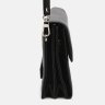 Мужской кожаный клатч-барсетка черного цвета с клапаном Ricco Grande (22085) - 4