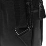 Черый мужской слинг-рюкзак среднего размера из натуральной кожи Borsa Leather (21898) - 6