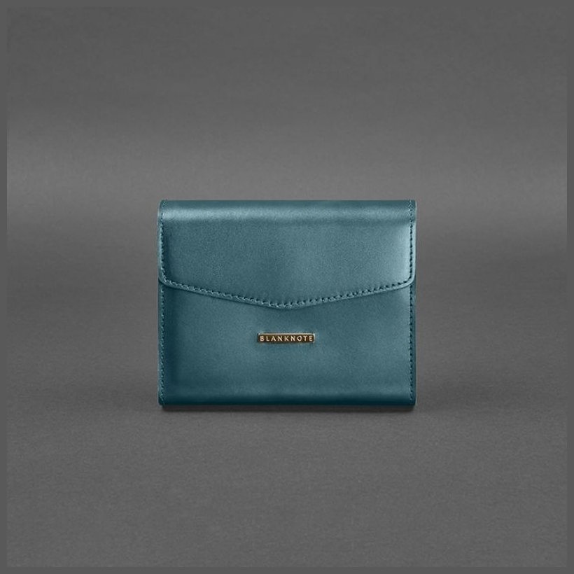 Зелена сумка кроссбоді ручної роботи з натуральної шкіри BlankNote Mini (12816)