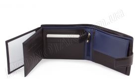 Солідний чоловічий гаманець чорного кольору з блоком для документів - Marco Coverna (18508) - 2