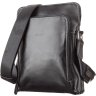 Качественная мужская сумка-планшет из гладкой кожи на молниевой застежке SHVIGEL (11101) - 1