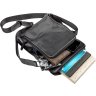 Якісна чоловіча сумка-планшет з гладкої шкіри на блискавковій застібці SHVIGEL (11101) - 3