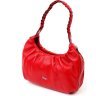 Яркая женская сумка-багет из фактурной кожи красного цвета KARYA (2420837) - 1