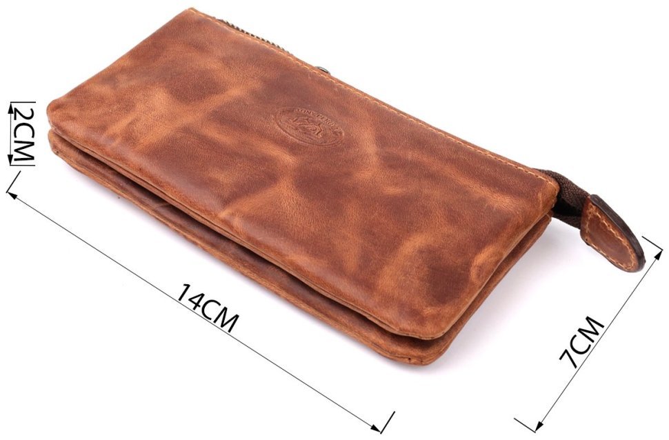 Яркая женская сумка-багет из фактурной кожи красного цвета KARYA (2420837) modnotak фото №15