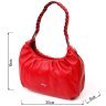 Яркая женская сумка-багет из фактурной кожи красного цвета KARYA (2420837) modnotak фото - 26