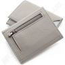 Компактний жіночий гаманець в світло сірому кольорі MD Leather (17327) - 4