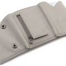 Компактний жіночий гаманець в світло сірому кольорі MD Leather (17327) - 5