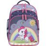 Школьный текстильный рюкзак для девочек с единорогом Bagland (55351) - 2