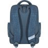 Сірий місткий шкільний рюкзак із текстилю з котом Bagland 55751 - 3
