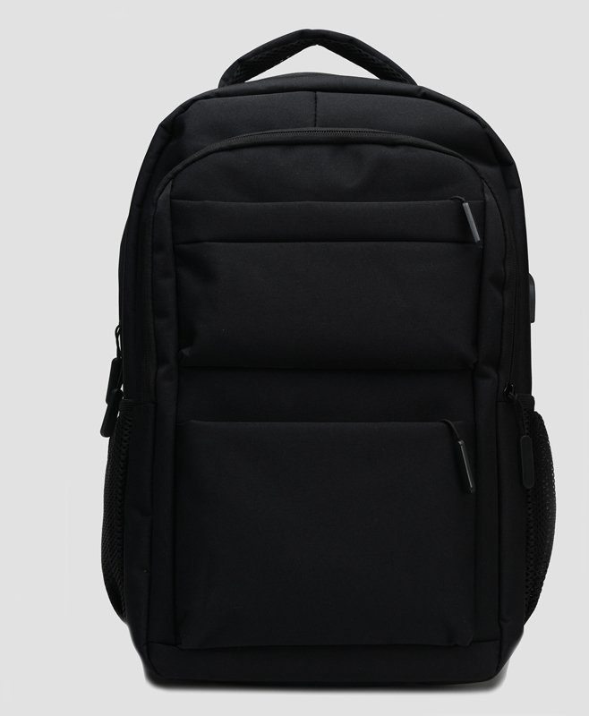 Чорний чоловічий рюкзак із текстилю на блискавці Monsen (56951)