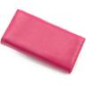 Шкіряний гаманець рожевого кольору з додатковим блоком всередині BOSTON (16253) - 5