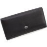 Чорний жіночий шкіряний гаманець із блоком під карти ST Leather 1767451