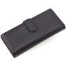 Черный женский кожаный кошелек с блоком под карты ST Leather 1767451 - 3