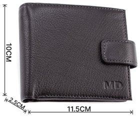 Чоловічий шкіряний гаманець на магніті MD Leather (16595)
