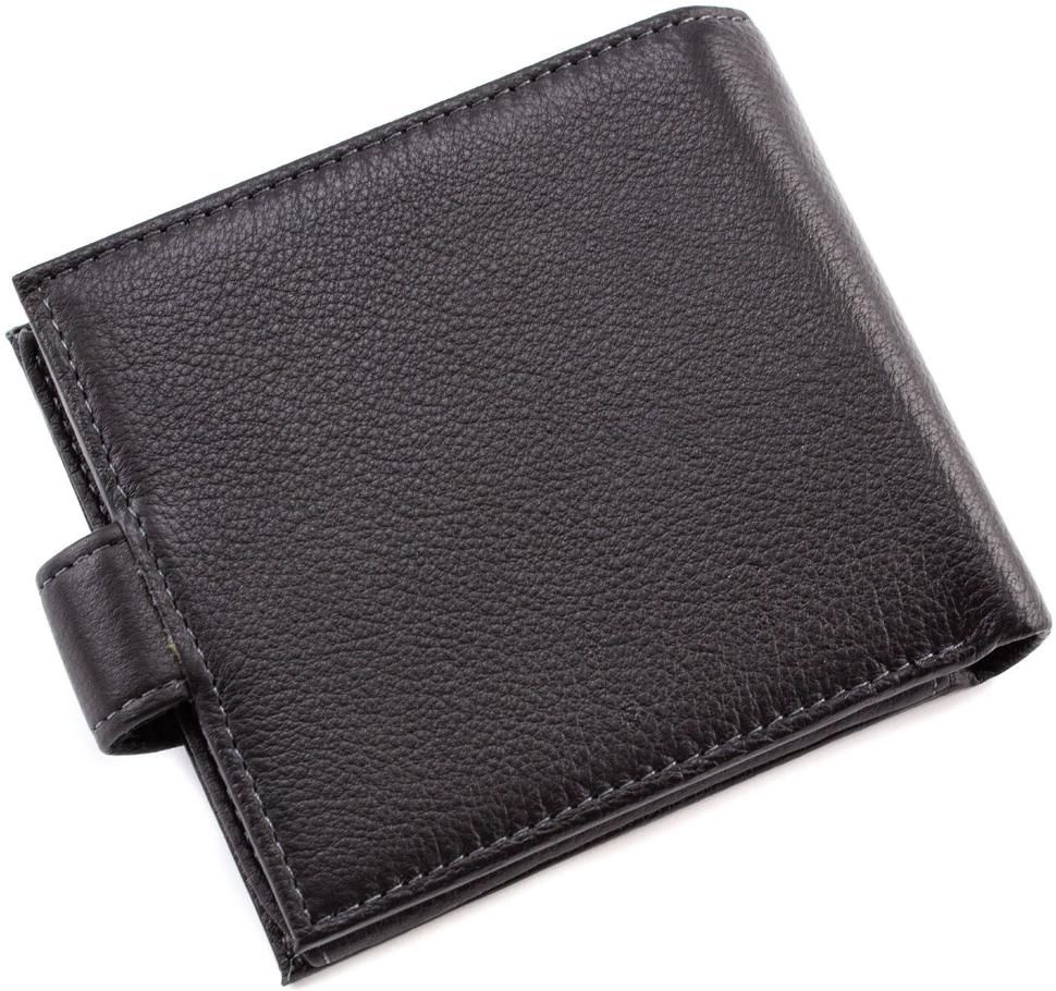 Мужской кожаный кошелек на магните MD Leather (16595)