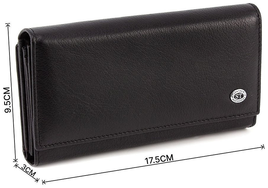 Женский кожаный кошелек с блоком для карточек ST Leather (16663) фото №3 Женский кожаный кошелек с блоком для карточек ST Leather (16663) modnotak фото №3