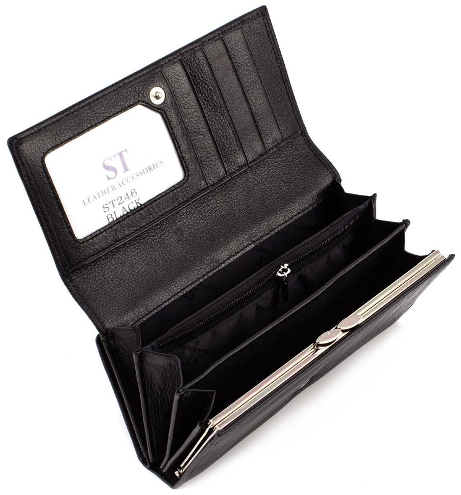 Женский кожаный кошелек с блоком для карточек ST Leather (16663)