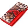 Лакований жіночий гаманець-клатч з натуральної шкіри з тисненням під змію CANPELLINI (2421541) - 1
