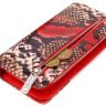 Лакований жіночий гаманець-клатч з натуральної шкіри з тисненням під змію CANPELLINI (2421541) - 6