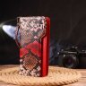 Лакований жіночий гаманець-клатч з натуральної шкіри з тисненням під змію CANPELLINI (2421541) - 7