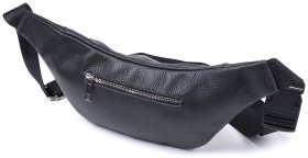 Універсальна сумка-бананка з натуральної шкіри Shvigel 2422824 Чорна