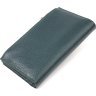 Жіночий вертикальний гаманець із натуральної шкіри зеленого кольору CANPELLINI (2421643) - 2