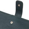Жіночий вертикальний гаманець із натуральної шкіри зеленого кольору CANPELLINI (2421643) - 3