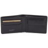Черное мужское портмоне под плетенку из натуральной кожи Visconti Sergio 69251 - 2