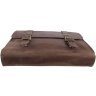 Большой коричневый портфель из винтажной кожи VINTAGE STYLE (14147) - 6