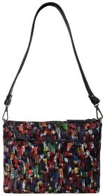 Яркая вместительная женская сумка из натуральной кожи Desisan 81552 разноцветная