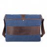 Синяя мужская плечевая сумка-мессенджер из текстиля TARWA (19926) - 3