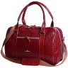 Дорожня сумка из натуральной кожи кроко в цвете бургунди Vip Collection 102352 фото №1 Дорожня сумка из натуральной кожи кроко в цвете бургунди Vip Collection 102352 modnotak фото - 1