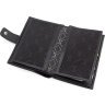 Чоловіче портмоне з відділенням для паспорта чорного кольору KARYA (0405-53) - 5