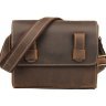 Мужская коричневая сумка - почтальонка из винтажной кожи VINTAGE STYLE (14980) - 3
