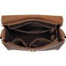 Мужская коричневая сумка - почтальонка из винтажной кожи VINTAGE STYLE (14980) - 7